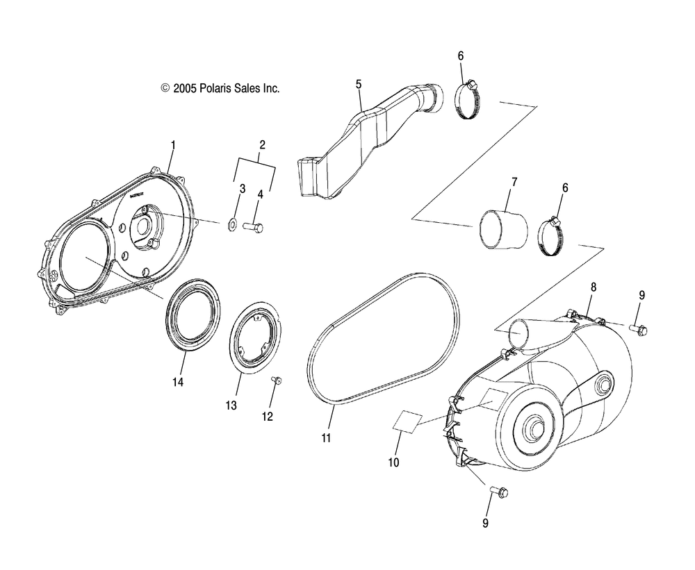 Drive train clutch cover - r08rh50af_ar_at