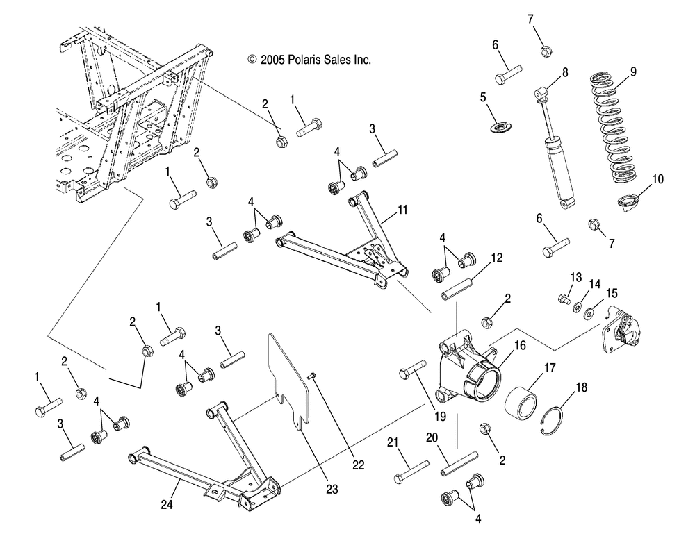 Suspension rear - r08wh68ag_ah_ak_ar