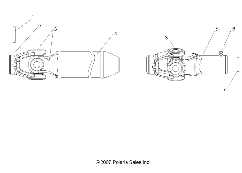 Drive train front prop shaft - r08wh68ag_ah_ak_ar