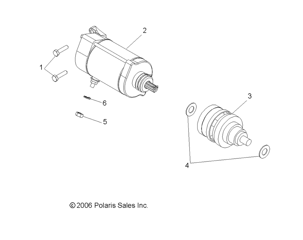 Engine starting motor - r08wh68ag_ah_ak_ar