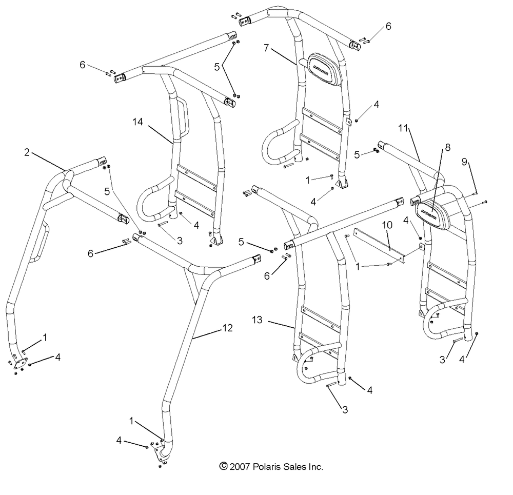 Chassis cab frame - r08wh68ag_ah_ak_ar