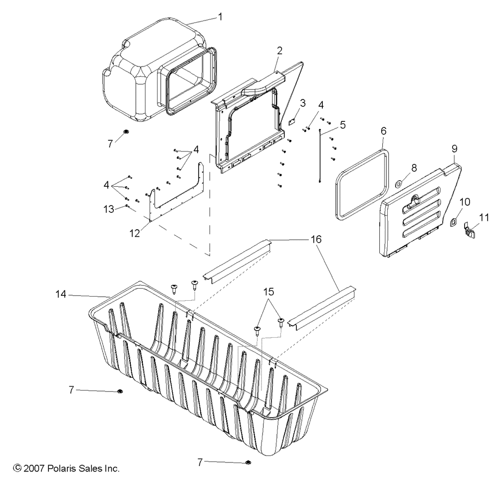 Body storage box - r08wh68ag_ah_ak_ar