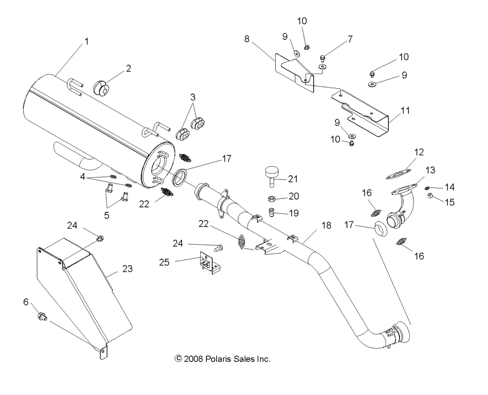 Engine exhaust - r09hh50ag_ar