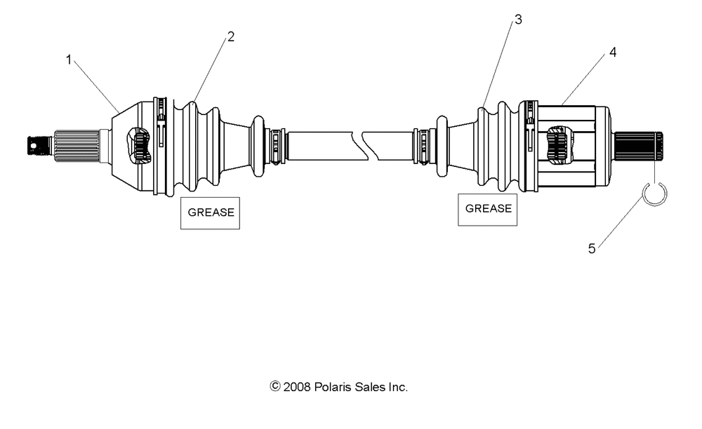 Drive train front half shaft - r09hh50ag_ar