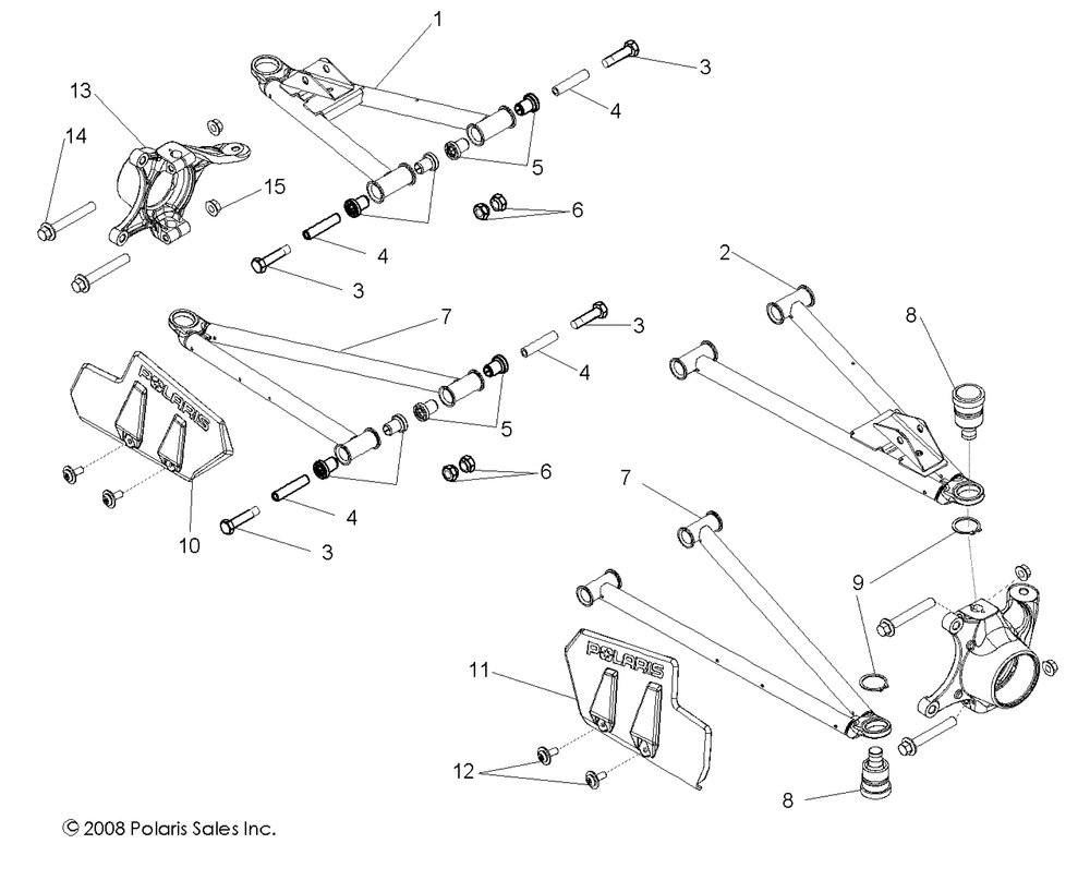 Suspension front control arms - r09hh68_hy68 all options