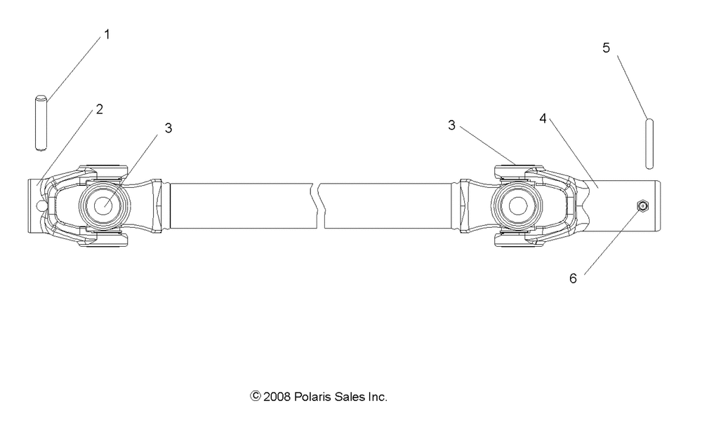 Drive train front prop shaft - r09hh68_hy68 all options