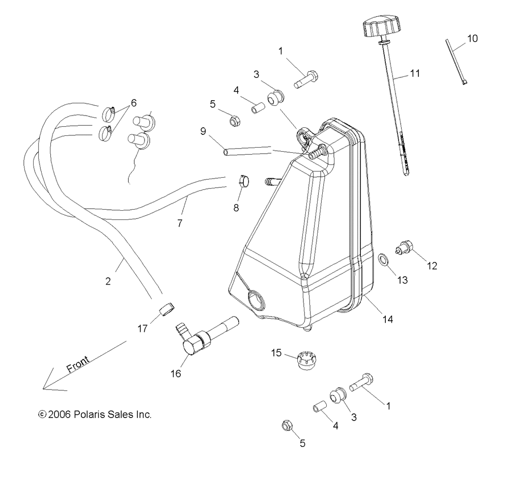 Engine oil tank - r09rb50af