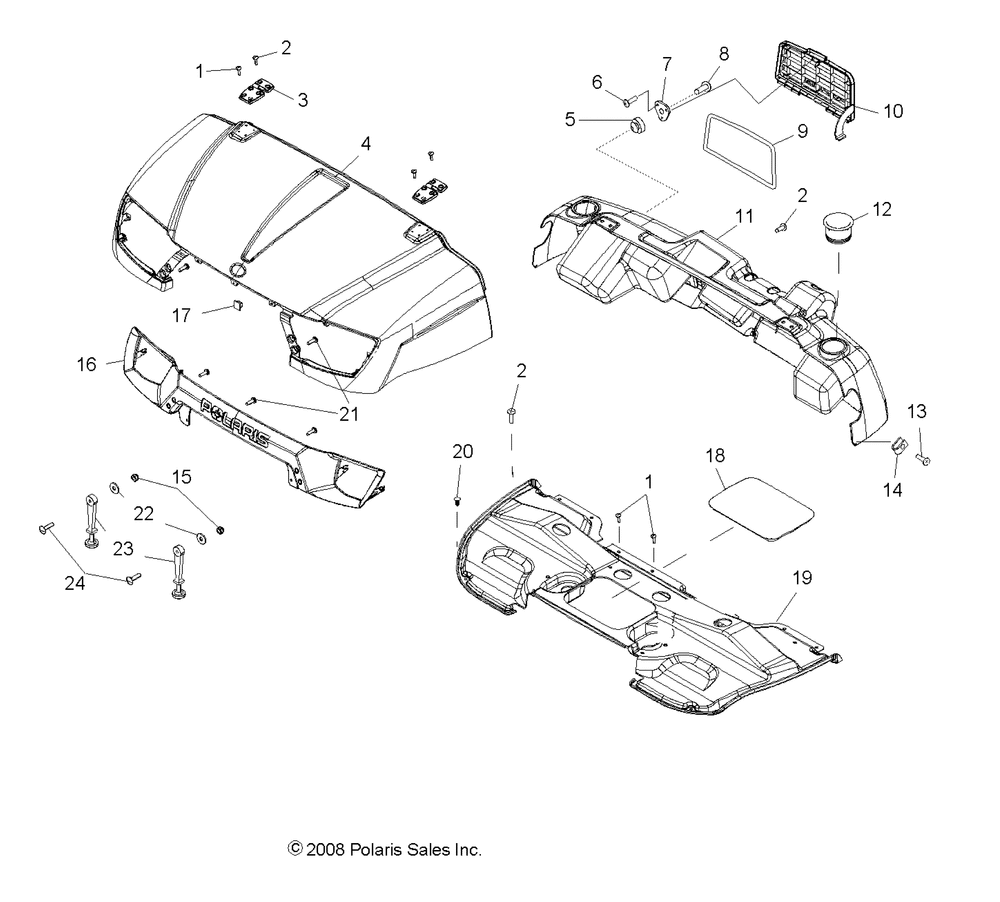 Body hood and dashboard - r09rb50af