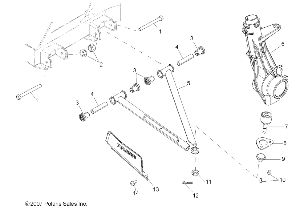 Suspension a-arm and strut mounting - r09rf68af_ar_az