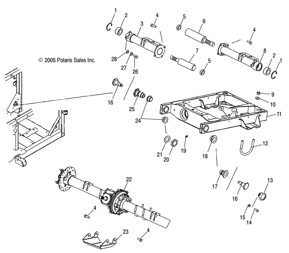 Chassis swing arm - r09rf68af_ar_az