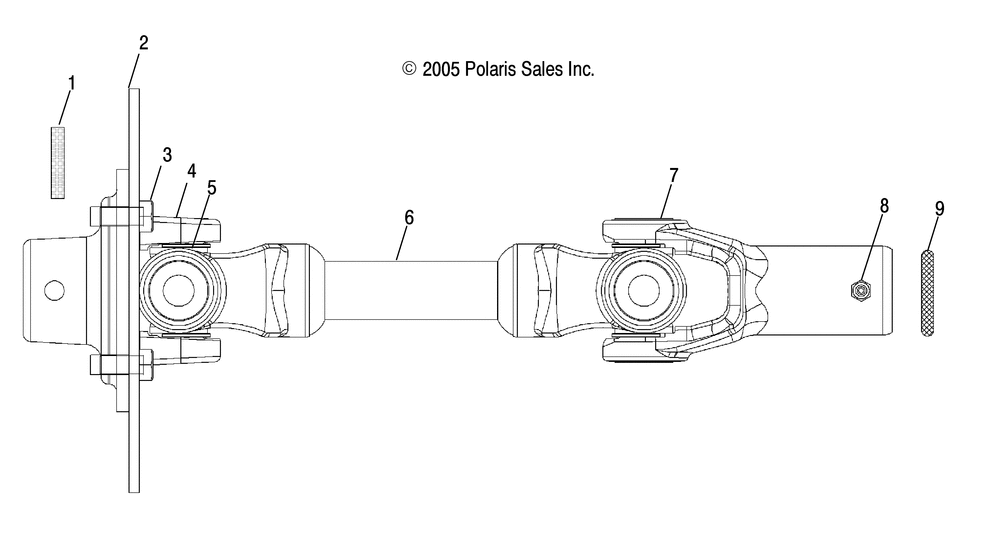 Drive train rear prop shaft - r09rf68af_ar_az