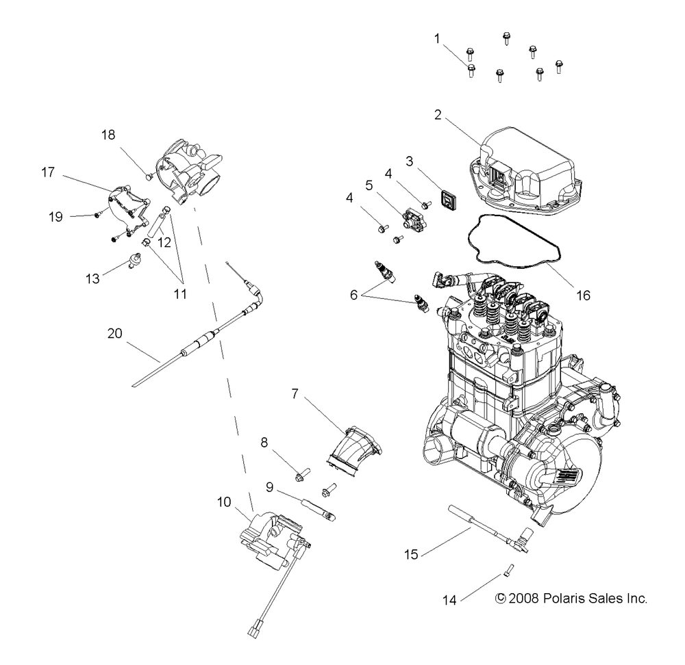 Engine throttle body and valve cover - r09rf68af_ar_az