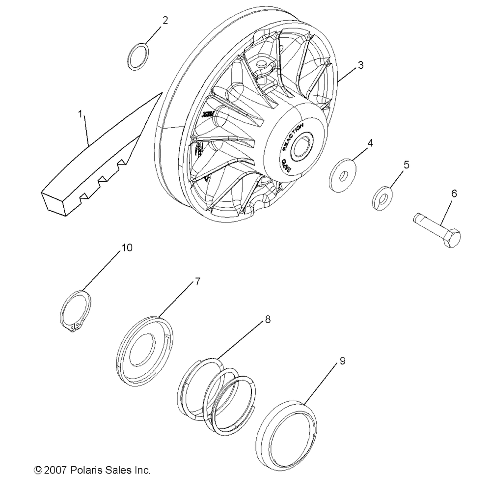 Drive train secondary clutch - r09rf68af_ar_az