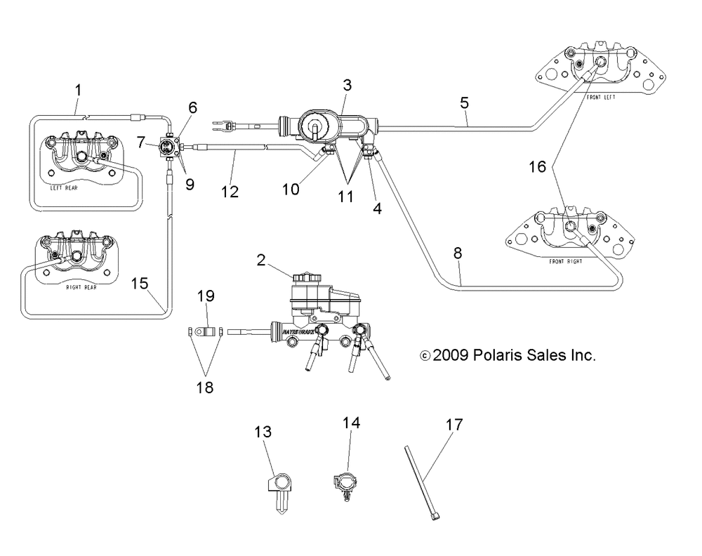 Brakes lines and master cylinder - r10hr76ag_ar