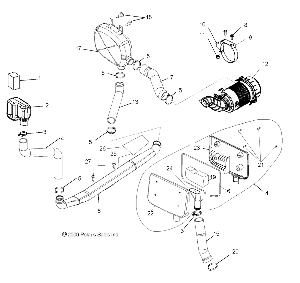 Engine air intake - r10hr76ag_ar