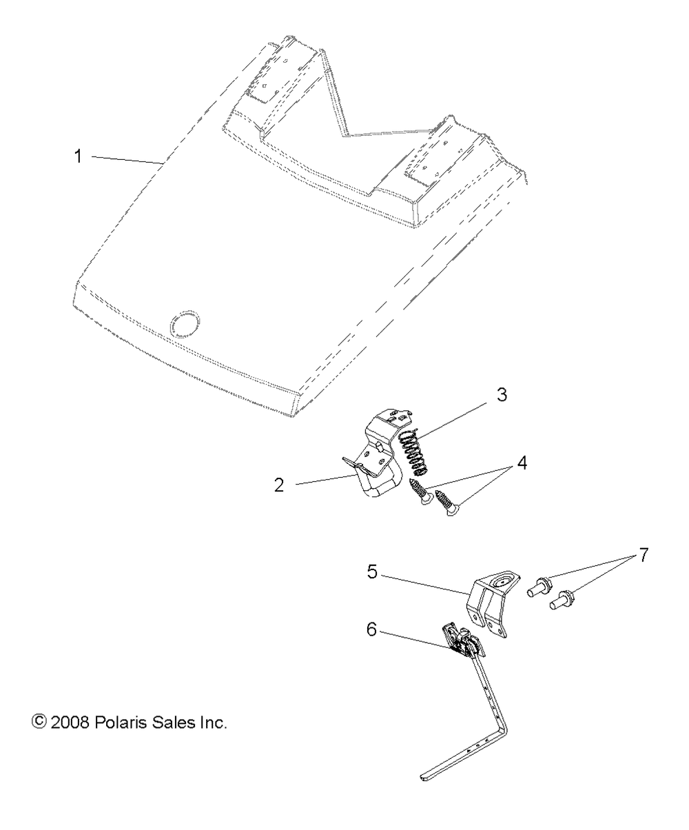 Body hood latch - r10hr76ag_ar