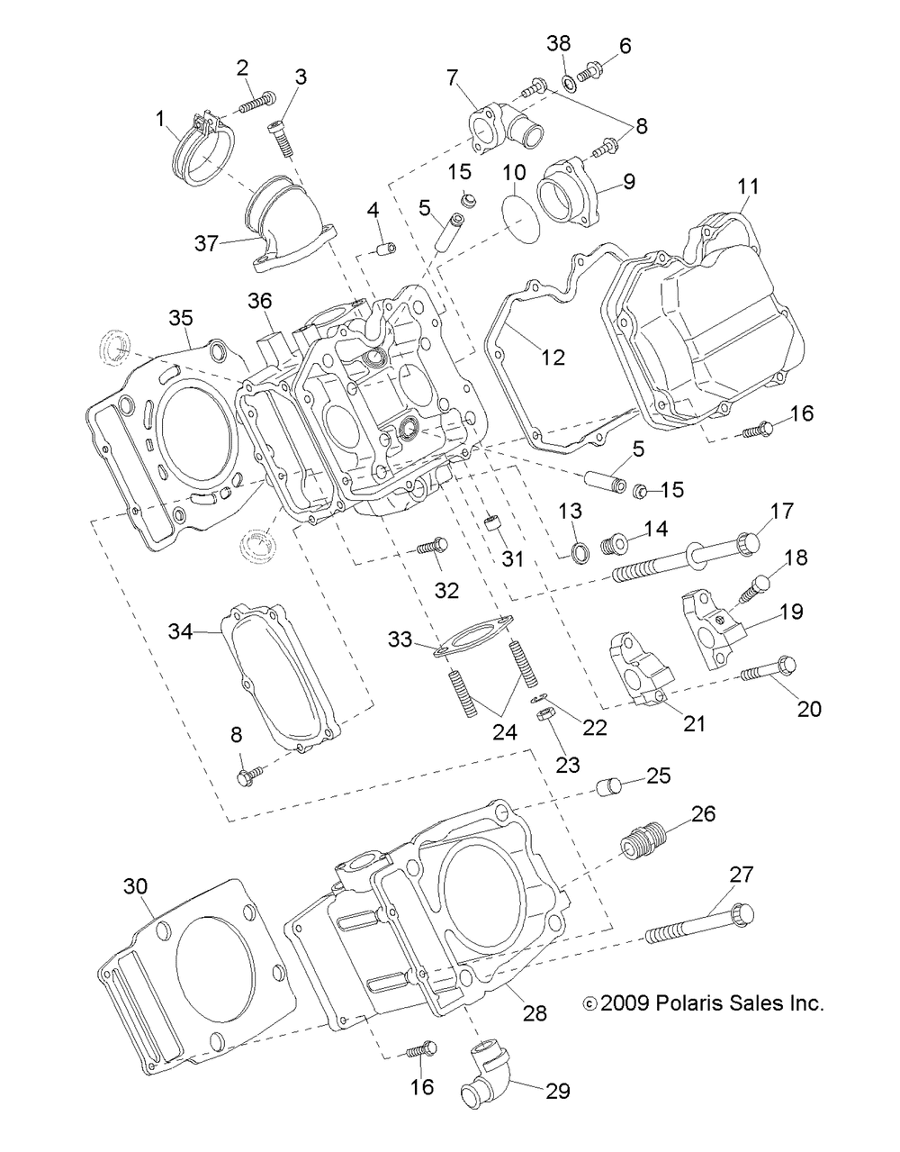 Engine cylinder - r10rh45ag_ah_ar