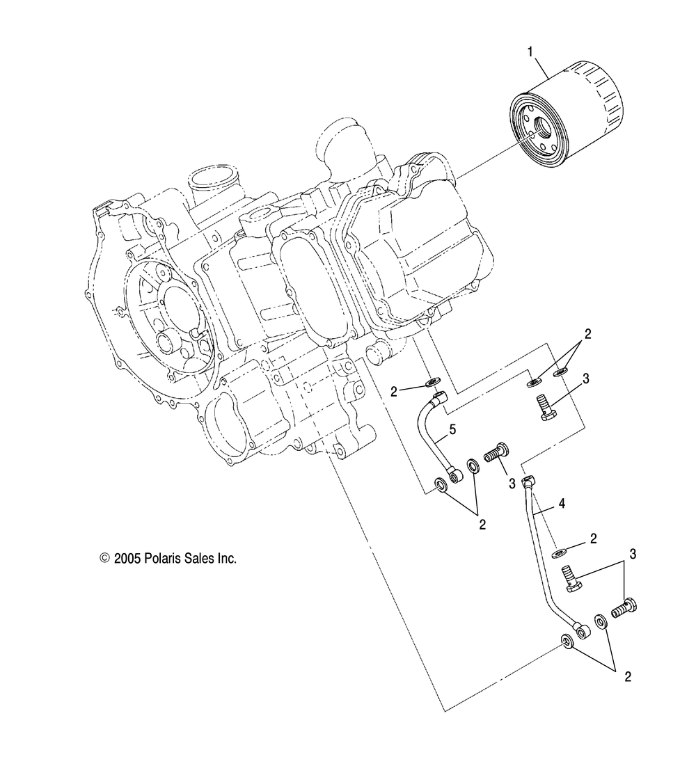 Engine oil filter - r10rh45ag_ah_ar