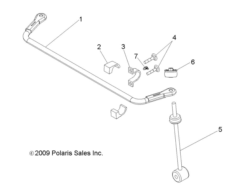 Suspension rear stabilizer bar - r10rh45ag_ah_ar