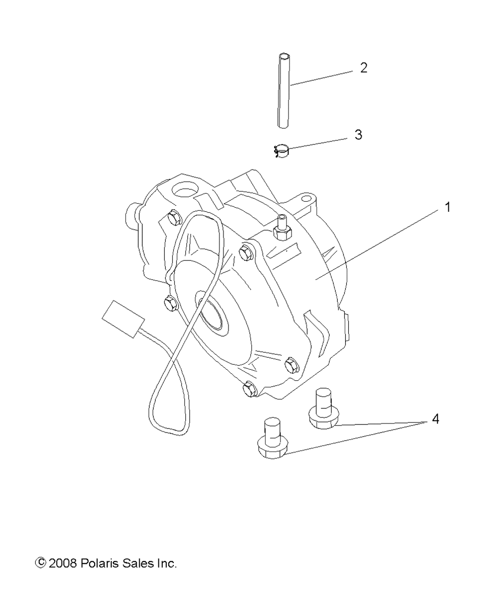 Drive train front gearcase - r10th50ag_ar