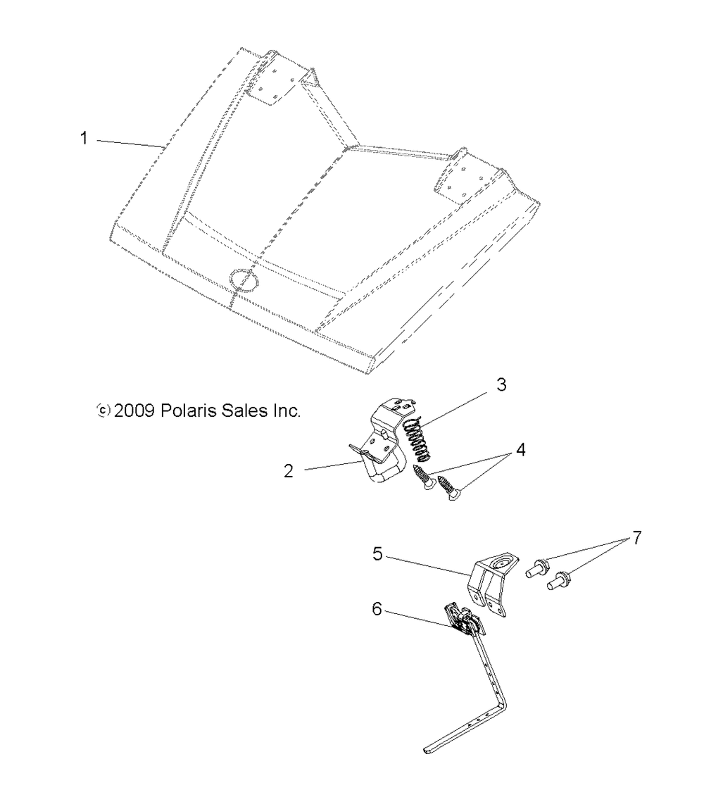 Body hood latch - r10wh76ag_ah_ar_av_wy76aw_az