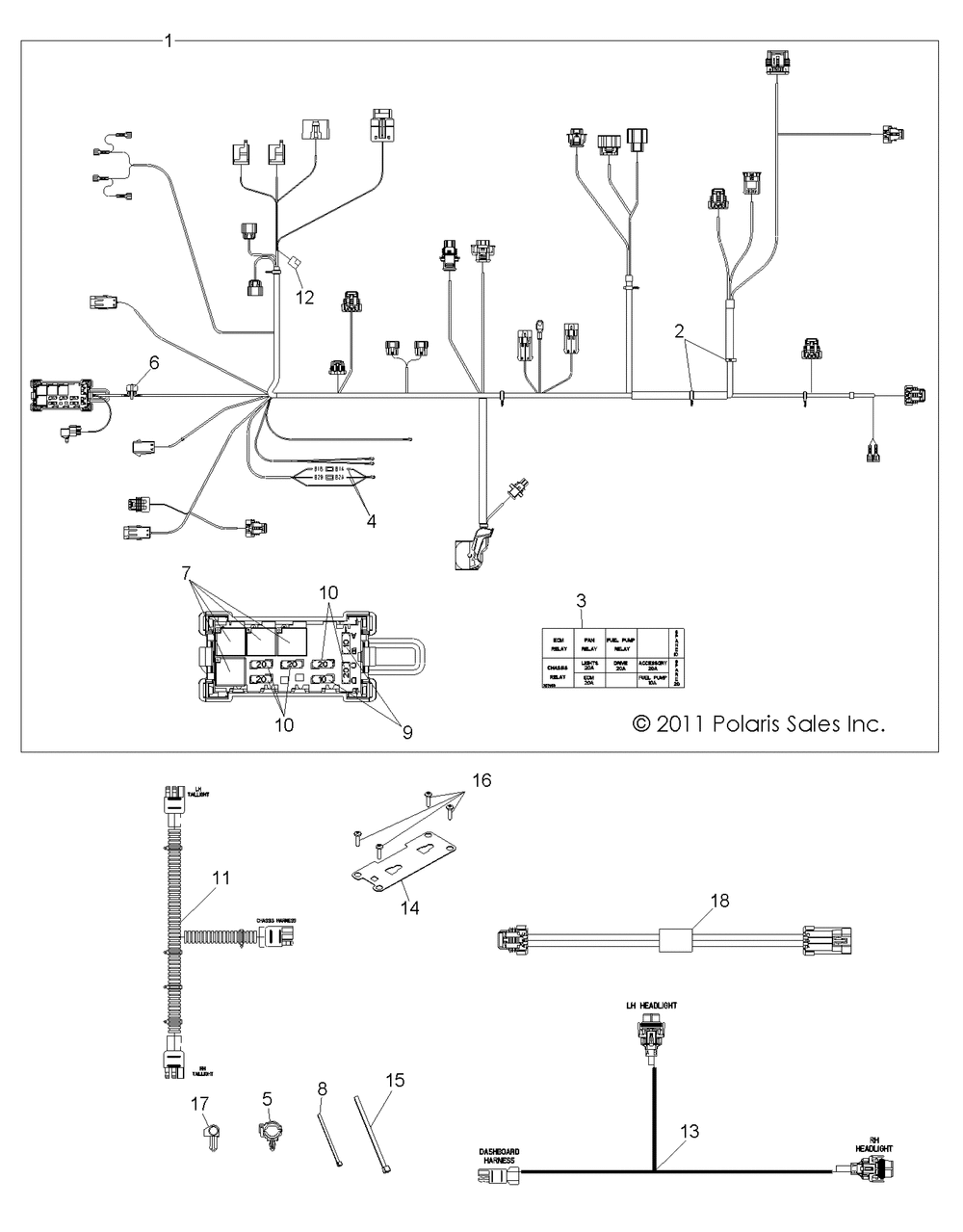 Electrical harnesses - r13hr76ag_ar