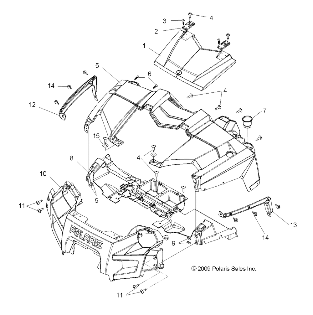 Body hood and front fascia - r13hr76ag_ar