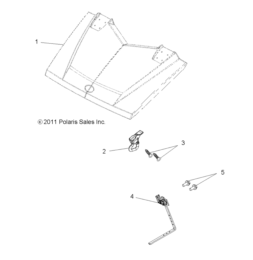 Body hood latch - r13hr76ag_ar