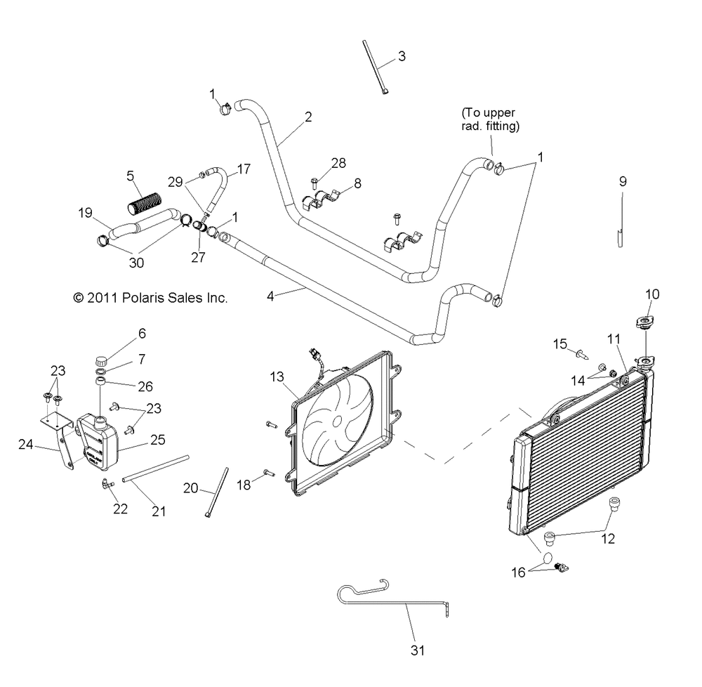 Engine cooling system - r13hr76ag_ar