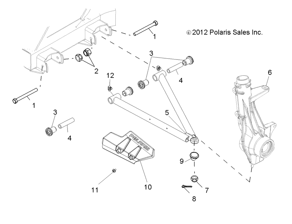 Suspension a-arm and strut mounting - r13rc08ga_gh_fa_fh