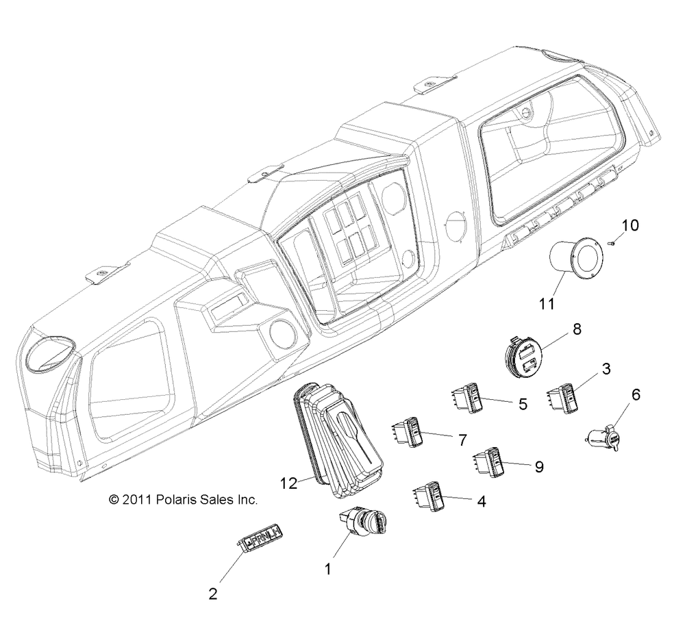 Electrical dash instruments and controls - r13rc08ga_gh_fa_fh