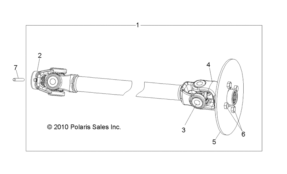 Drive train front prop shaft - r13rc08ga_gh_fa_fh