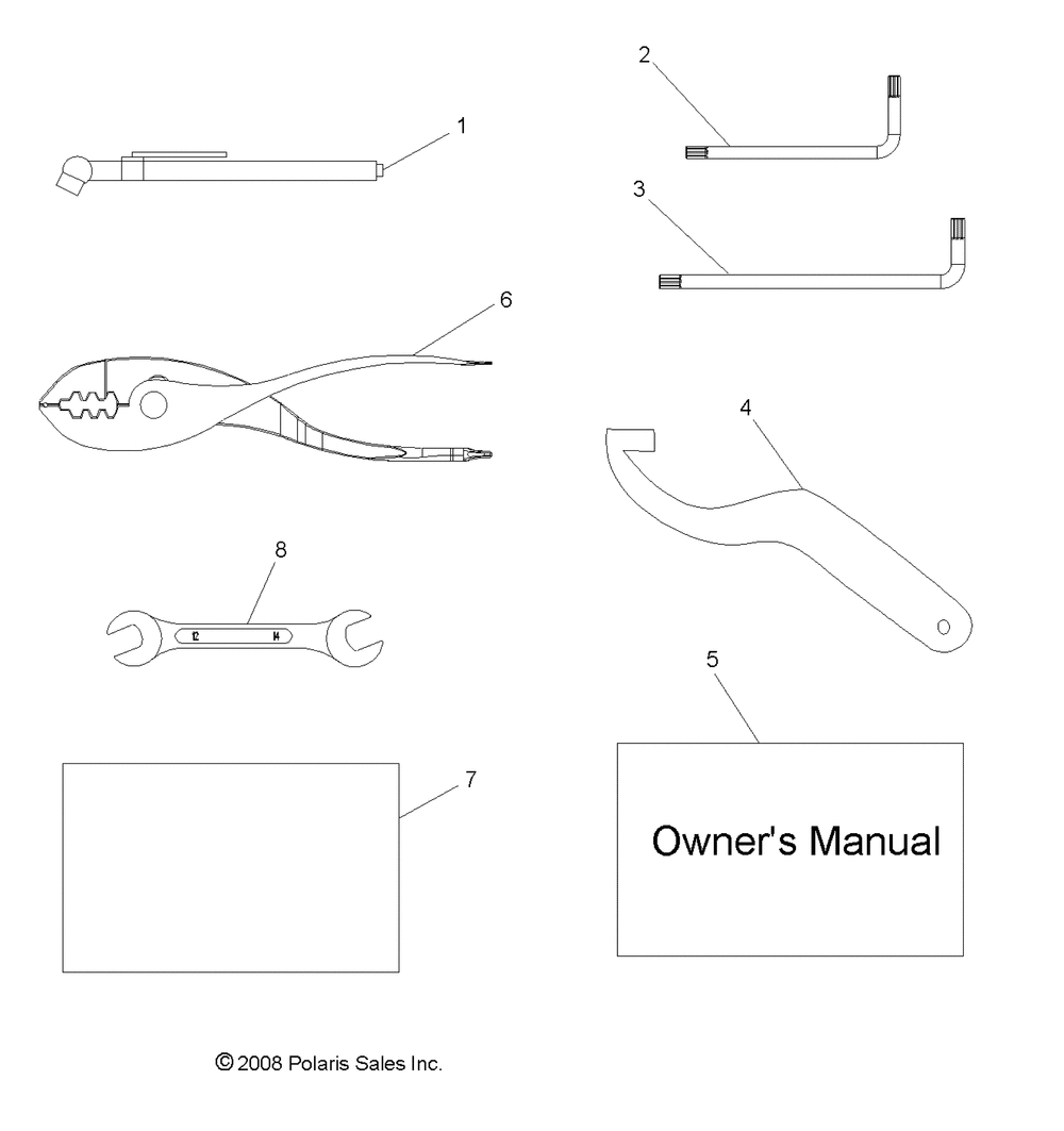 References tool kit and owners manuals - r13rc08ga_gh_fa_fh