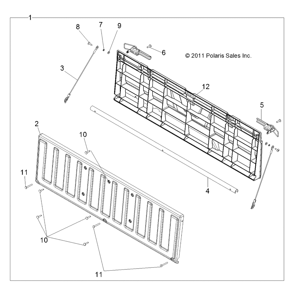 Body tailgate asm. - r13rc08ga_gh_fa_fh