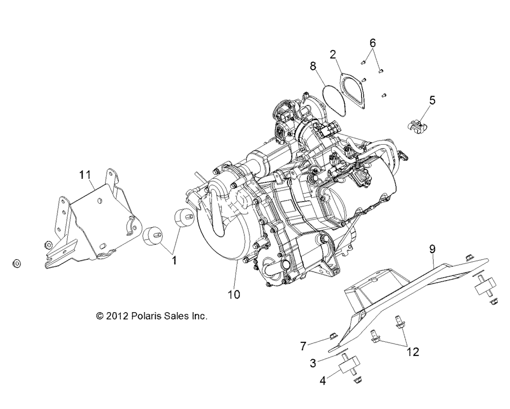 Engine mounting - r13rh76ag_ah_an