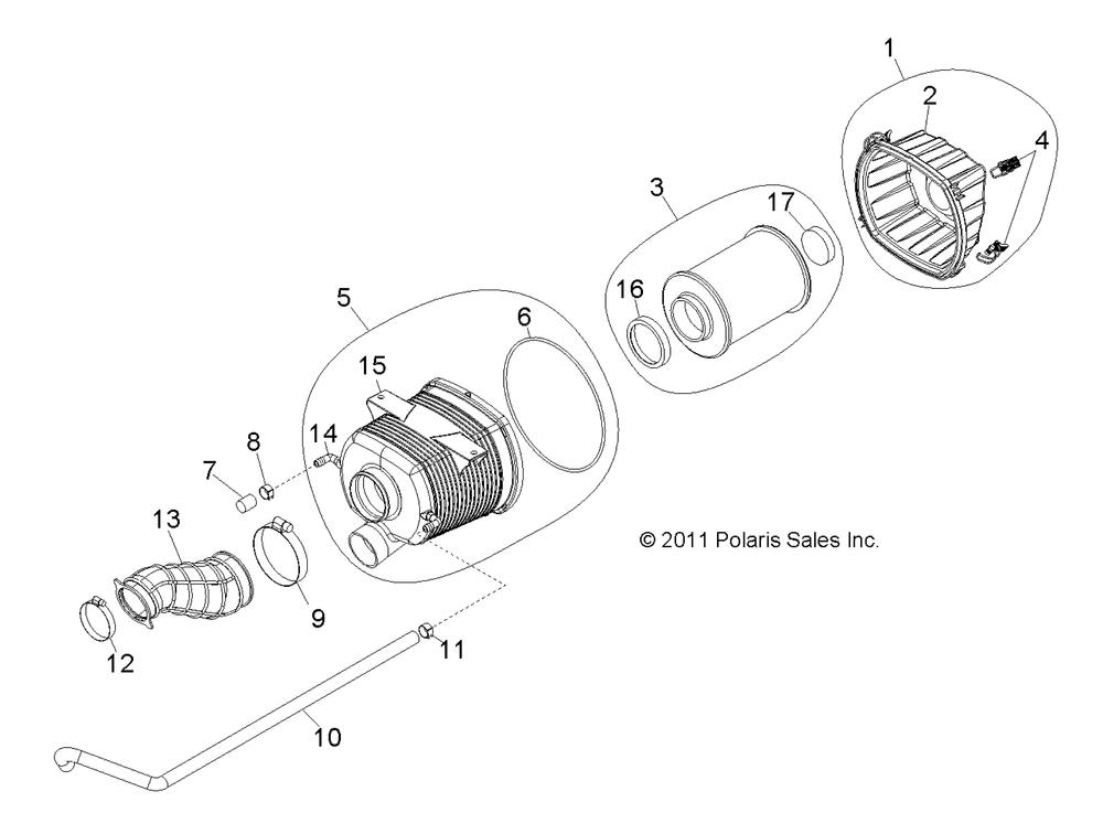 Engine air intake system - r13rh76ag_ah_an