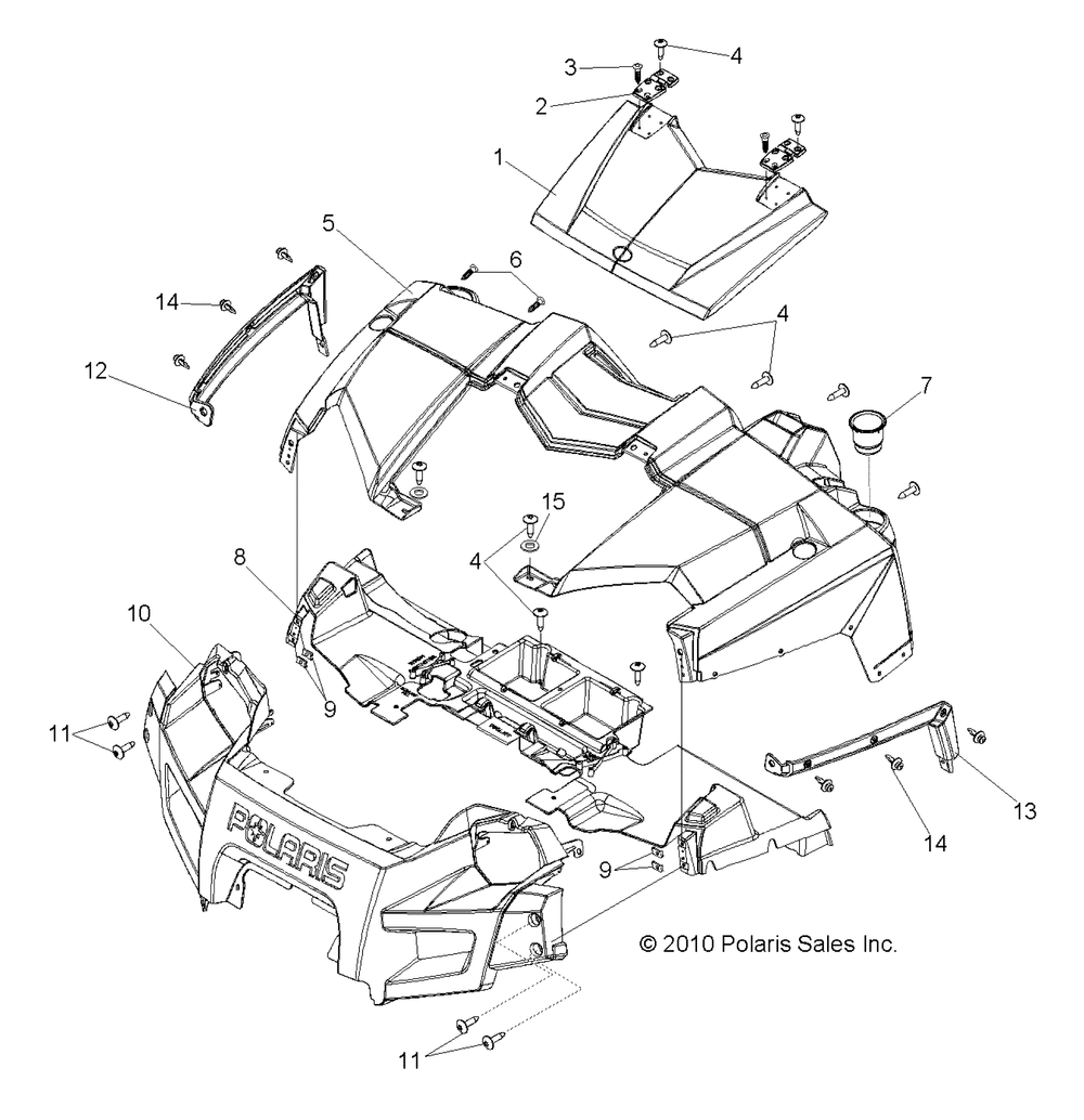 Body hood and front fascia - r13th90dg