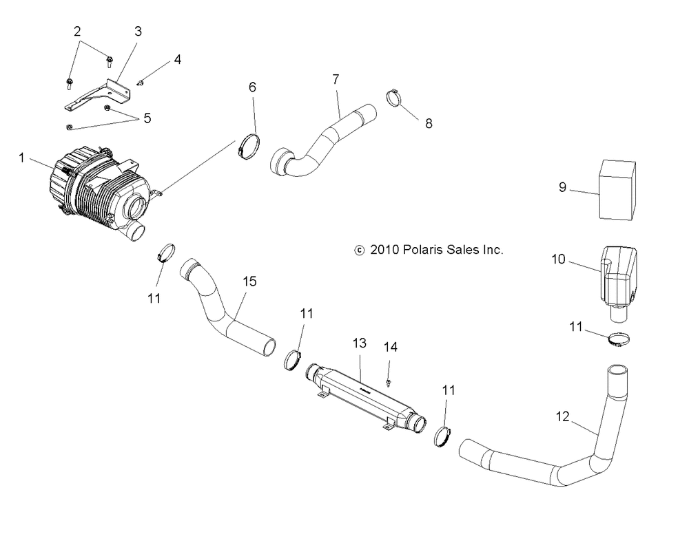 Engine air intake ducting - r13th90dg