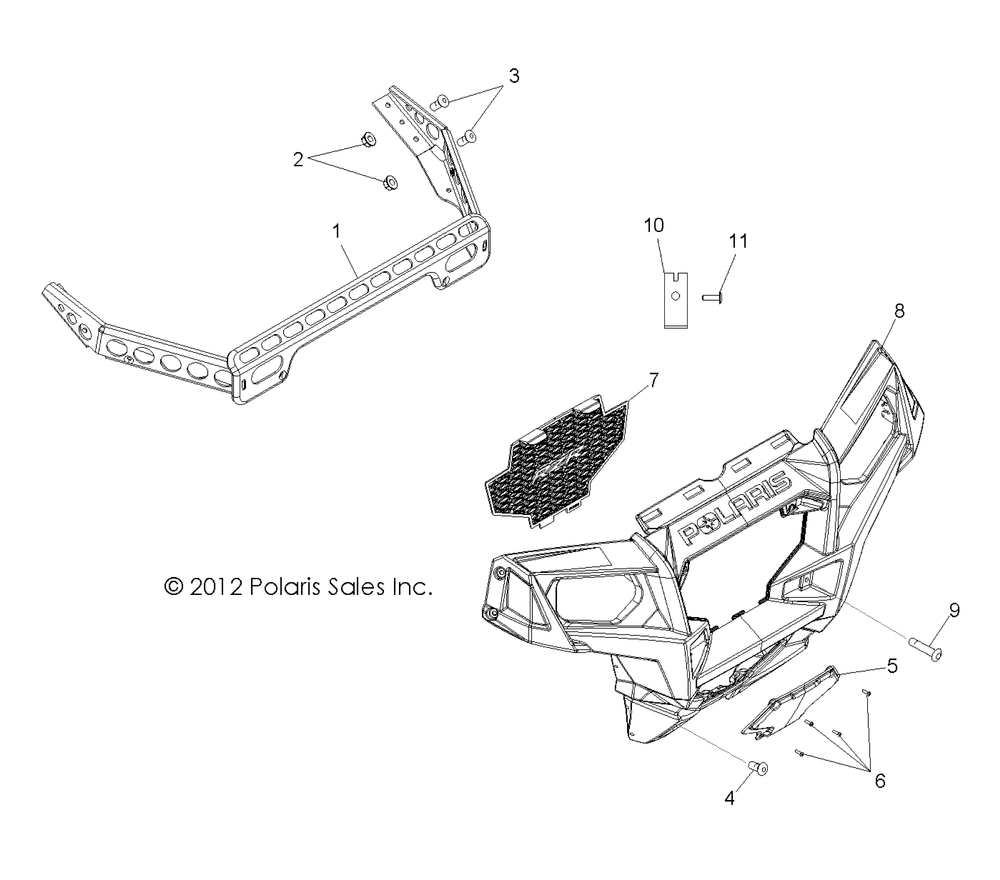 Body front bumper - r13ve76ad_ai_aw_7eas_eat