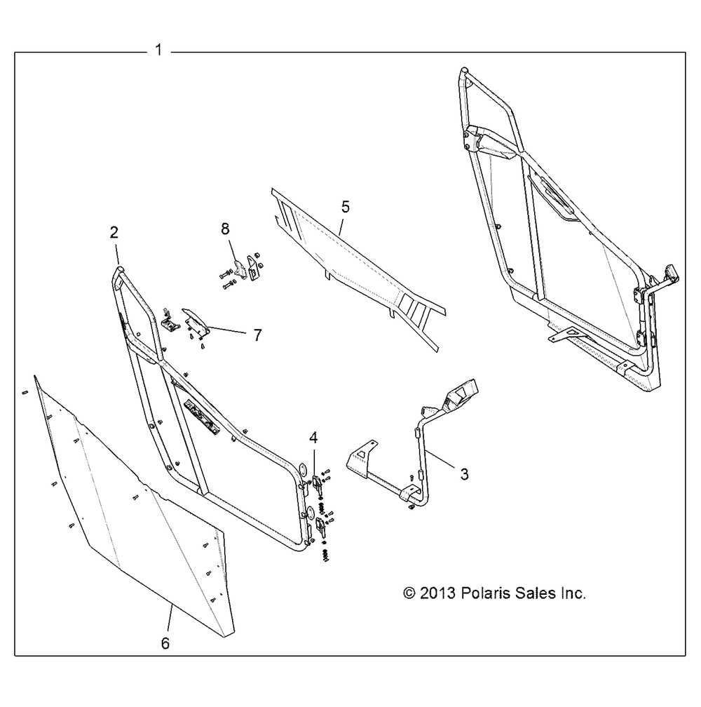 Body doors kit - r13ve7eas