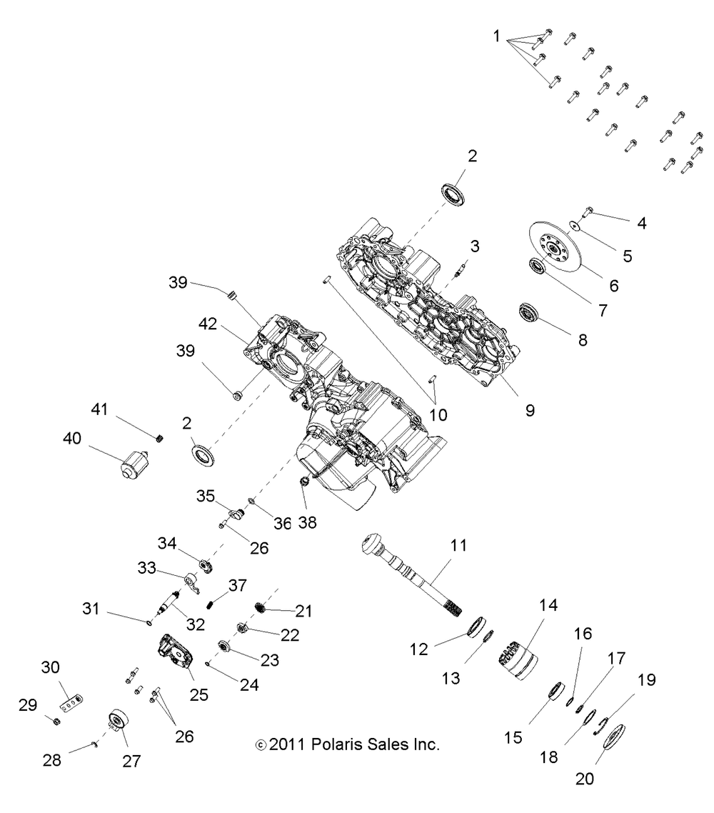 Drive train main gearcase - r13wh76ag_ar_eah_eai