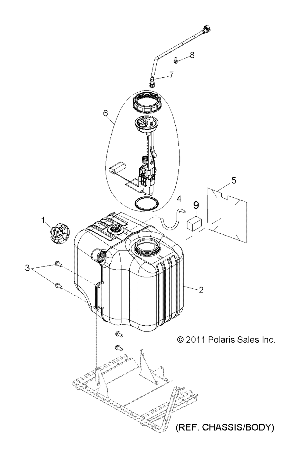 Body fuel tank asm. - r13wh76ag_ar_eah_eai