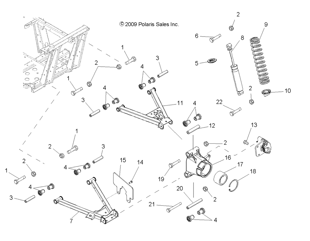 Suspension rear - r13wh76ag_ar_eah_eai