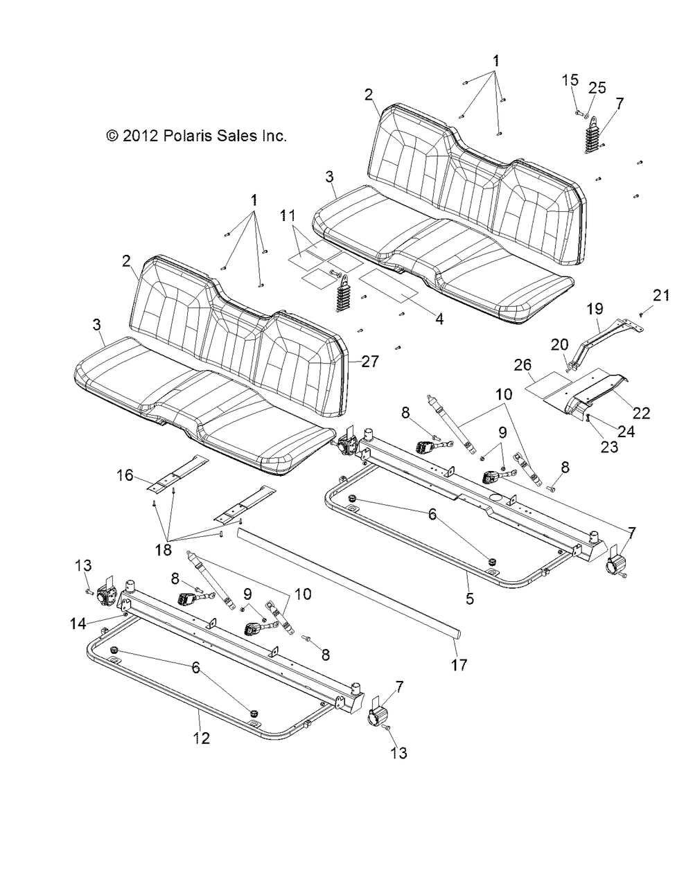 Body seat and base - r13wh76ag_ar_eah_eai