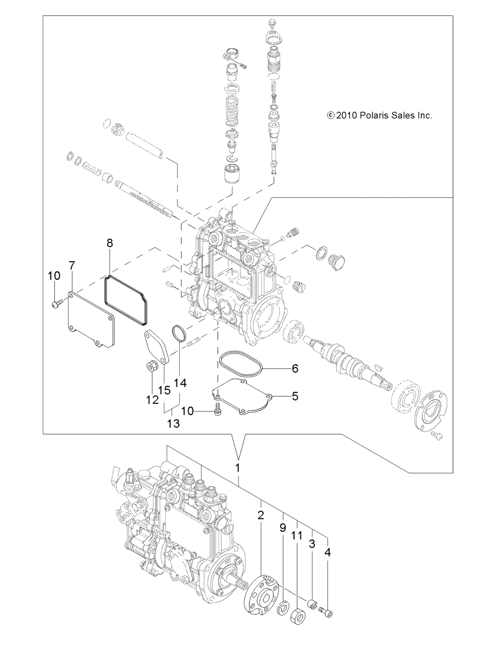 Engine fuel injection pump - r13wh90dg