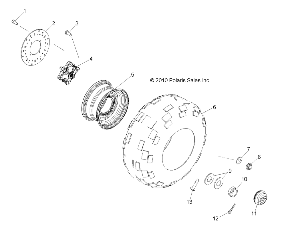 Wheels rear - r13wh90dg