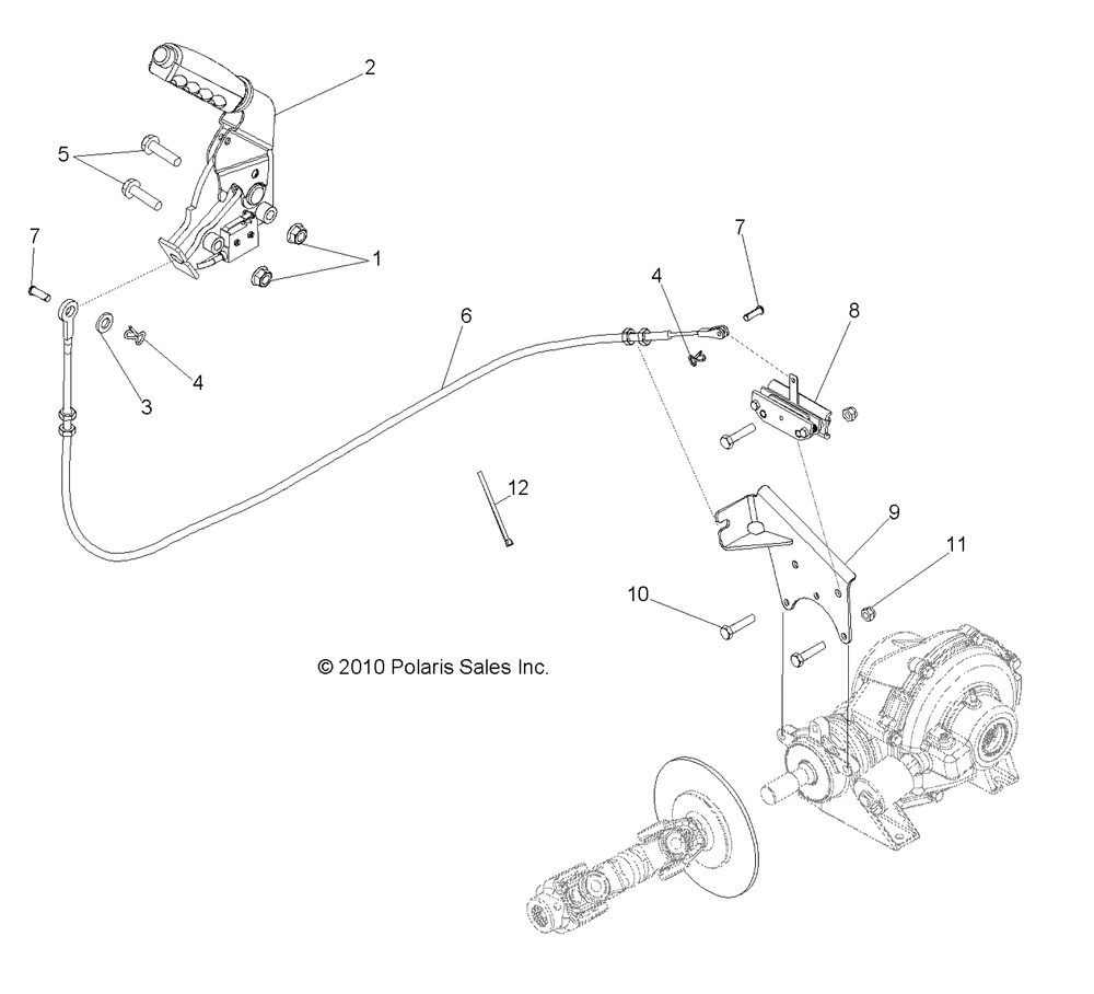 Brakes park brake asm. - r13wh90dg