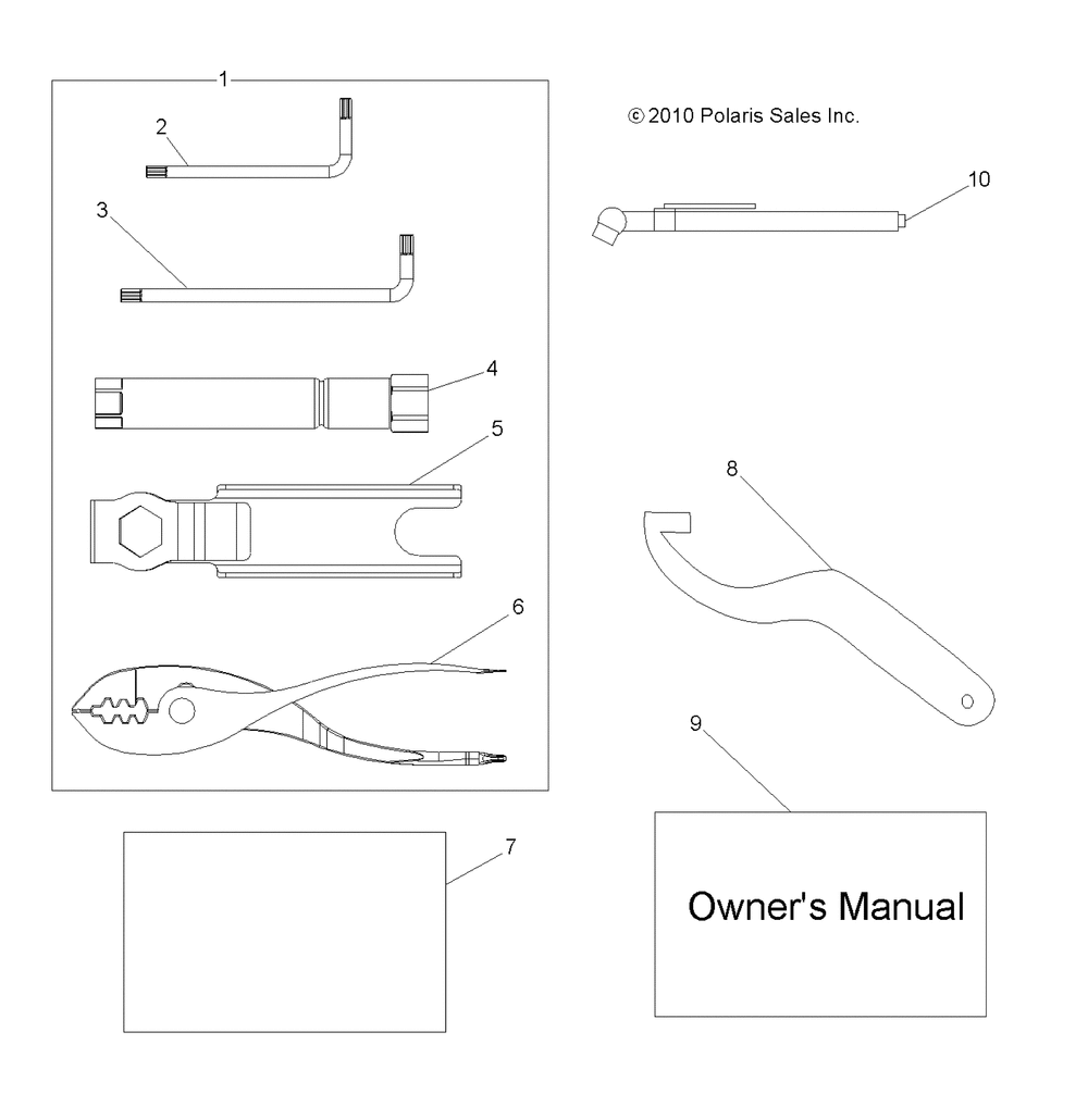 References tool kit and owners manuals - r13wh90dg