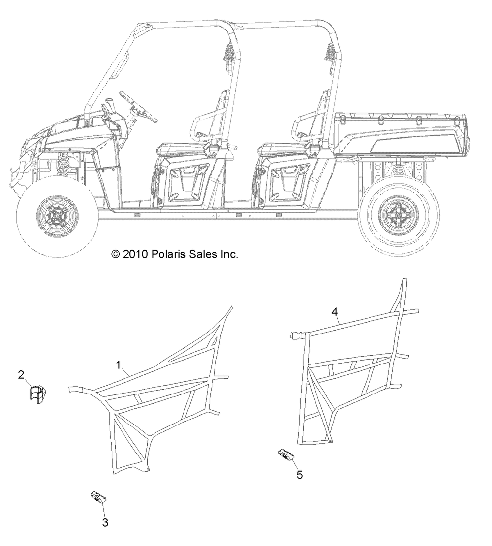 Body side nets - r13wh90dg