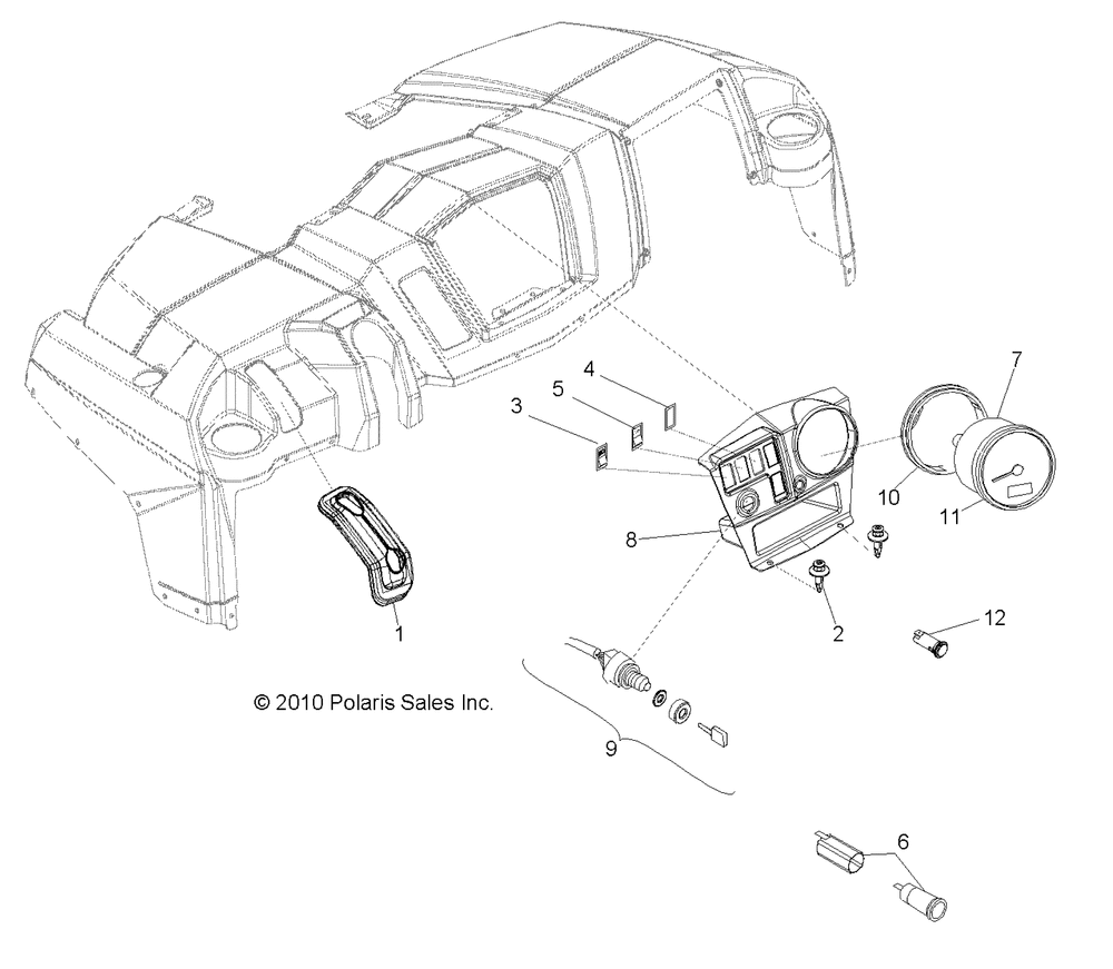 Electrical dash instruments and controls - r13wh90dg